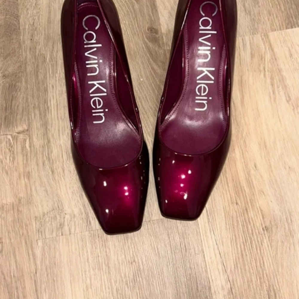 Calvin Klein Wine Heels